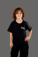 Remera Dos Padres Kids Diseño Negro