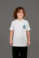 Remera Dos Padres Diseño Blanco