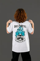 Remera Dos Padres Diseño Blanco