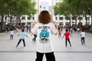 Remera Dos Padres Diseño Blanco