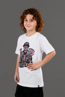 Remera Dos Padres Kids Over Blanco