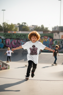 Remera Dos Padres Kids Over Blanco