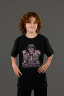 Remera Dos Padres Kids Negro