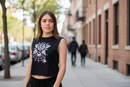 Musculosa Dos Padres Negro