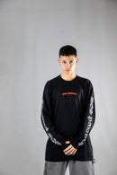 Remera Manga Larga Dos Padres Hombre Relax Long Fit Negro 6019I