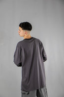 Remera Manga Larga Dos Padres Hombre Relax Long Fit Gris 6899I