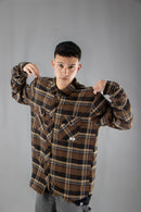 Camisa Dos Padres H Lumberjack Beige Marrón 666H8
