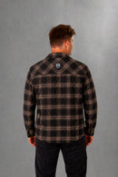 Camisa Dos Padres Lumberjack Negro Gris