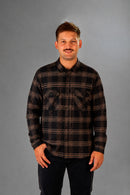 Camisa Dos Padres Lumberjack Negro Gris