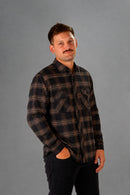 Camisa Dos Padres Lumberjack Negro Gris
