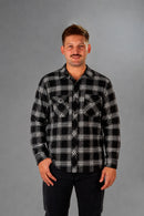Camisa Dos Padres Lumberjack Negro/Blanco