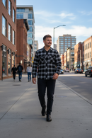 Camisa Dos Padres Lumberjack Negro/Blanco