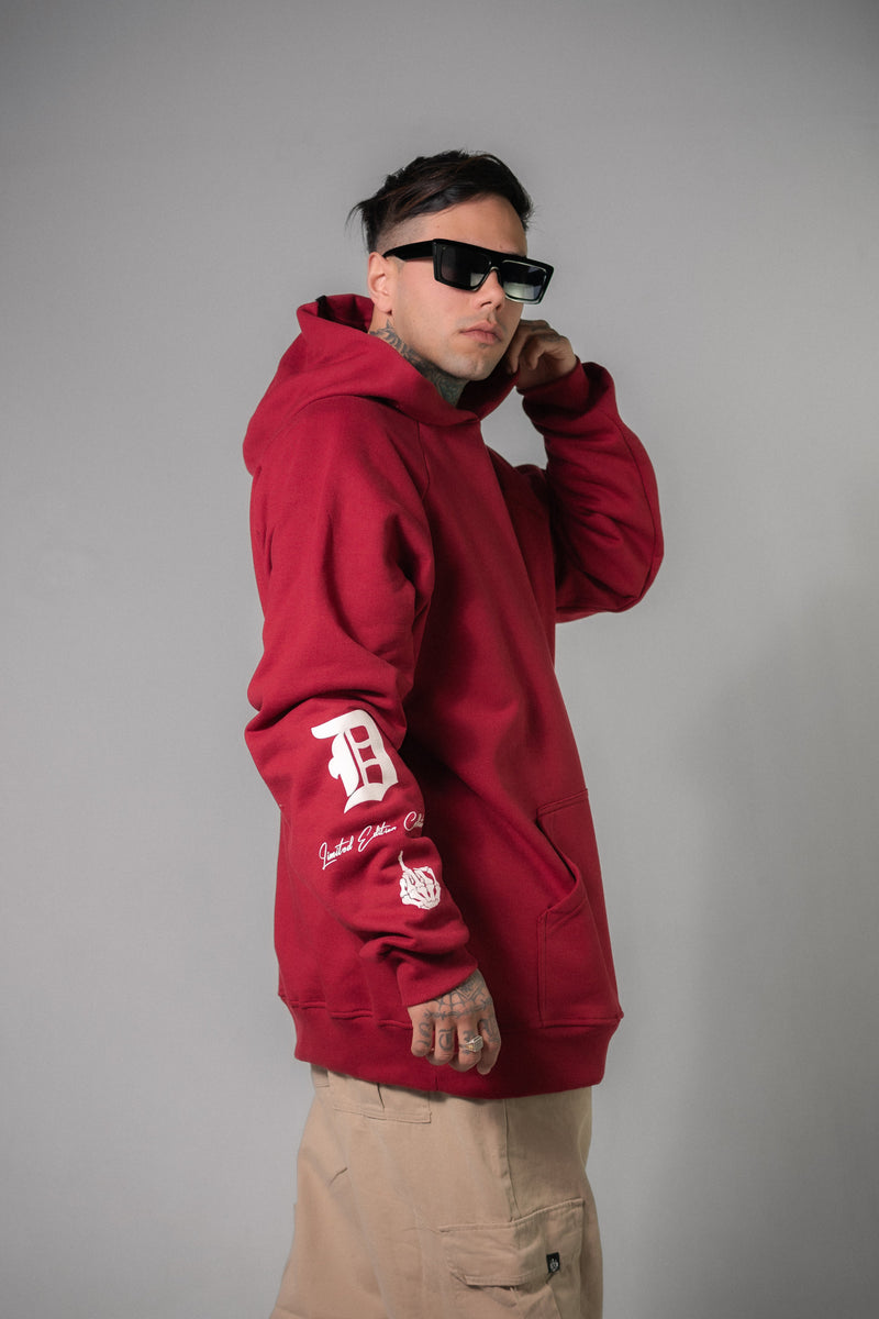 Buzo Dos Padres H Oversize Hood Bordo OB