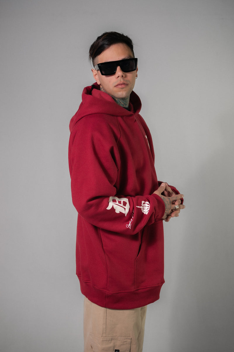 Buzo Dos Padres H Oversize Hood Bordo OB