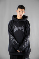 Buzo Dos Padres H Over Hood Negro 6016F Unisex