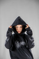 Buzo Dos Padres H Over Hood Negro 6016F Unisex