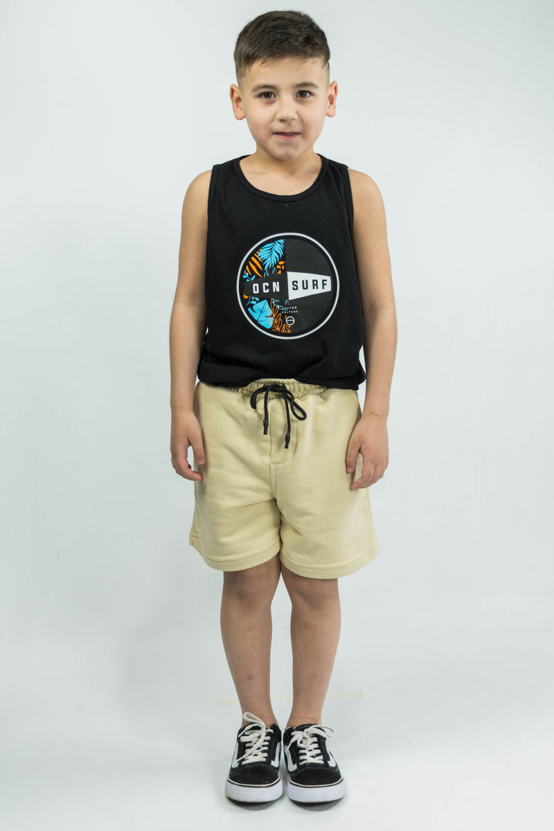 Musculosa Ocn Kids Original Negro 196