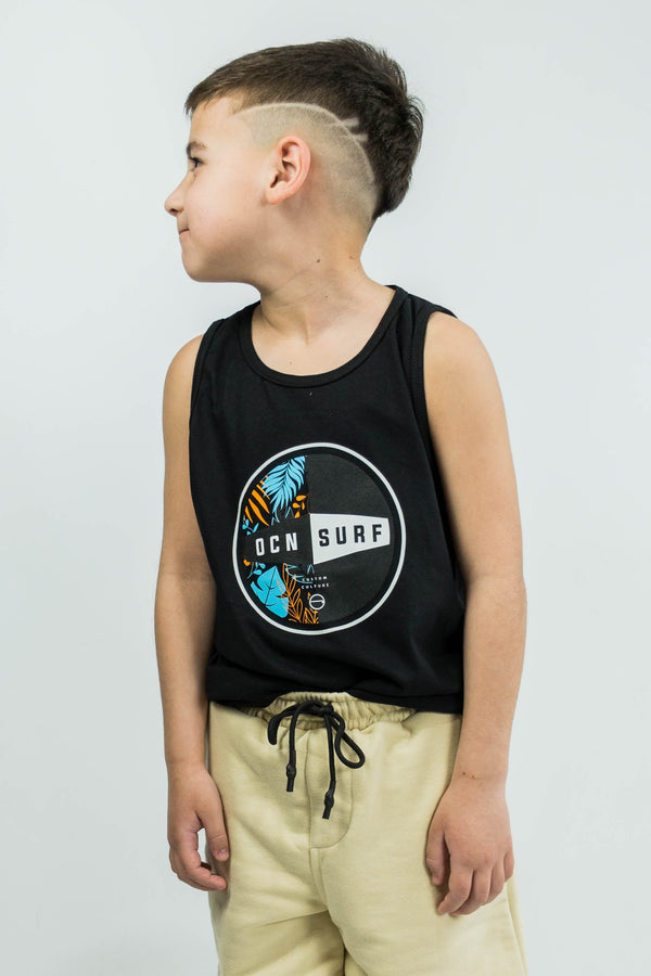 Musculosa Ocn Kids Original Negro 196