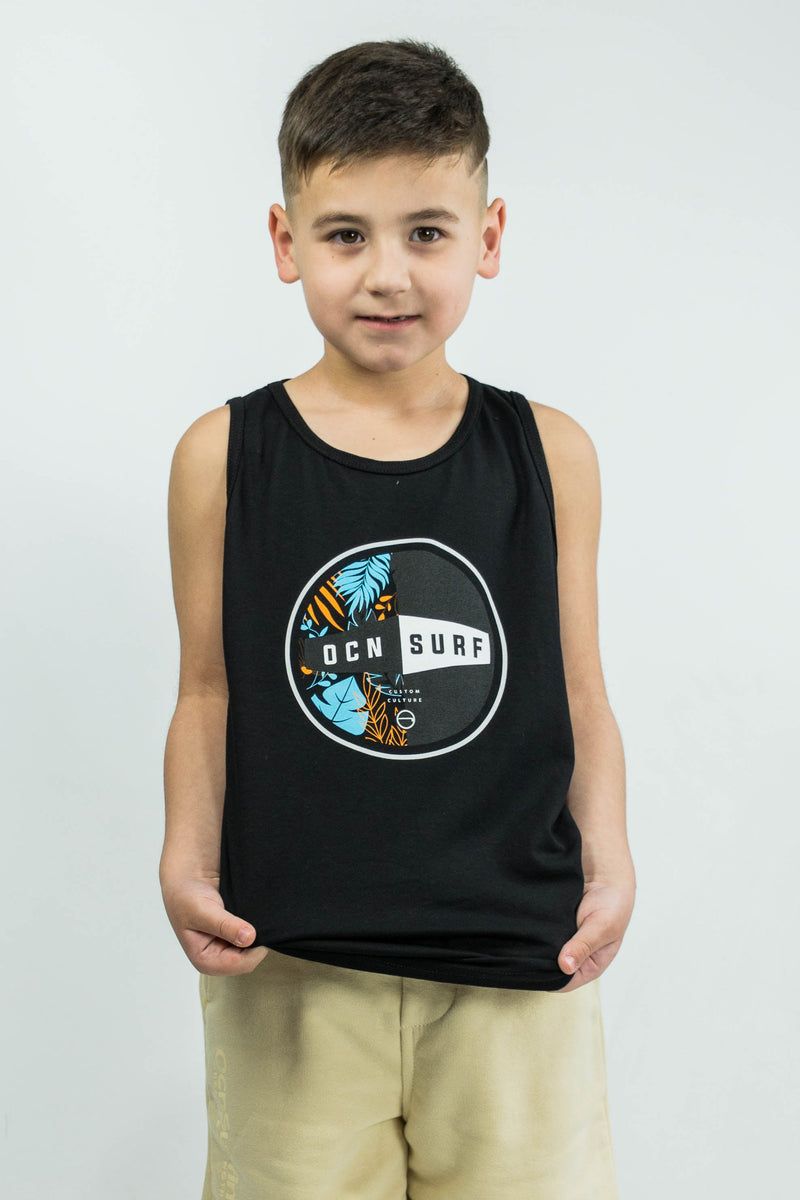 Musculosa Ocn Kids Original Negro 196