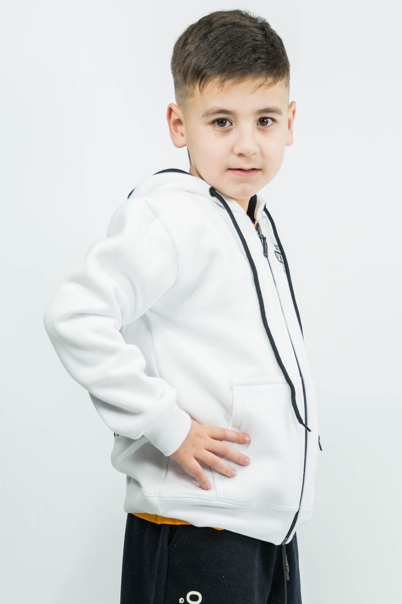 Campera Ocn KIDS Original Blanco 250