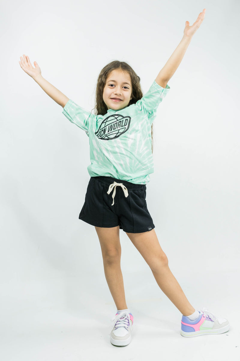 Lycra Remera Ocn Kids Beach Full Print Batik Verde 379