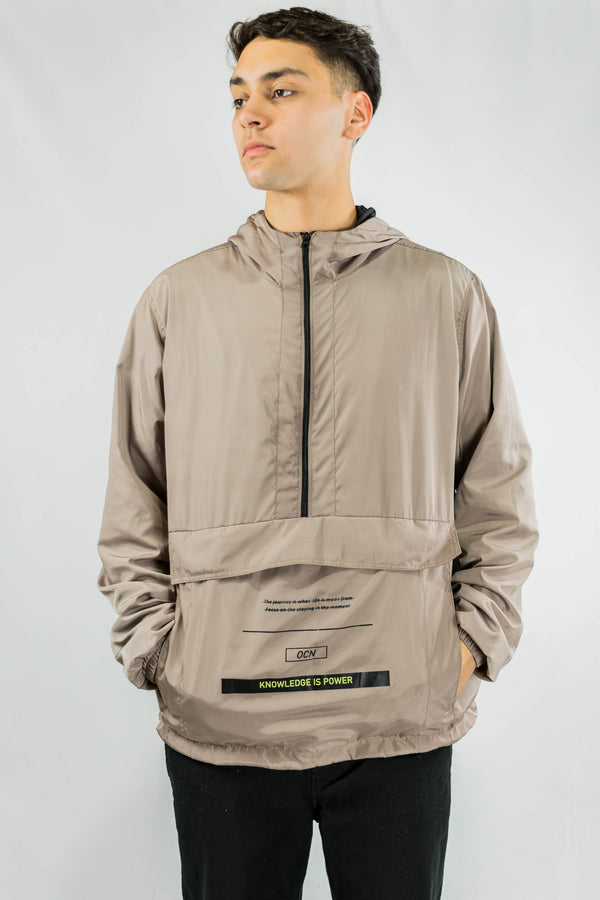 Anorak Ocn Rompeviento Unisex Rainier Verde Vison 164