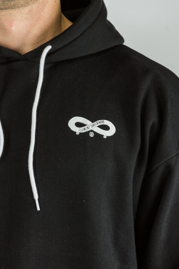 Buzo Element Canguro Infinity Over Hood (Negro)