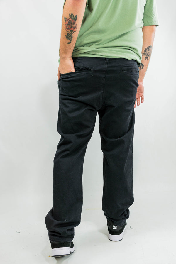Pantalon Ocn Plus Size / Talle Especial Hombre Chino Black Negro 💣