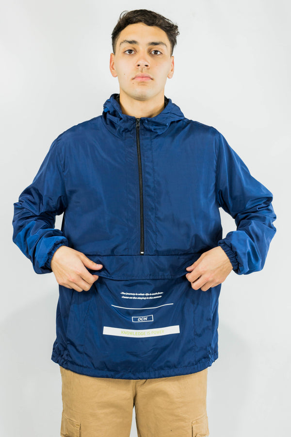Anorak Ocn Rompeviento Unisex Rainier Marino 164