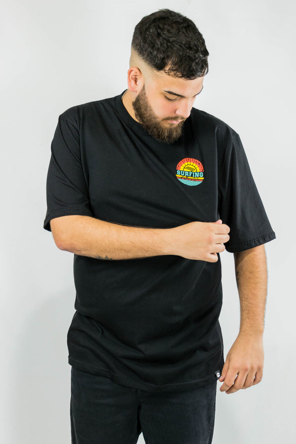 Remera OCN Hombre Plus Size / Talle Especial Premium Esp Negro 179
