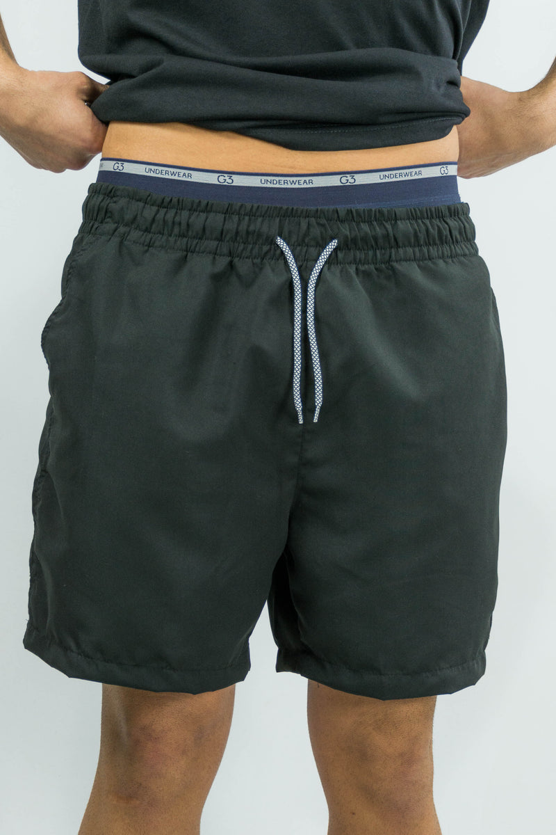 Short de Baño Ocn Hombre Canarias LS 16 Negro 000 ⚫