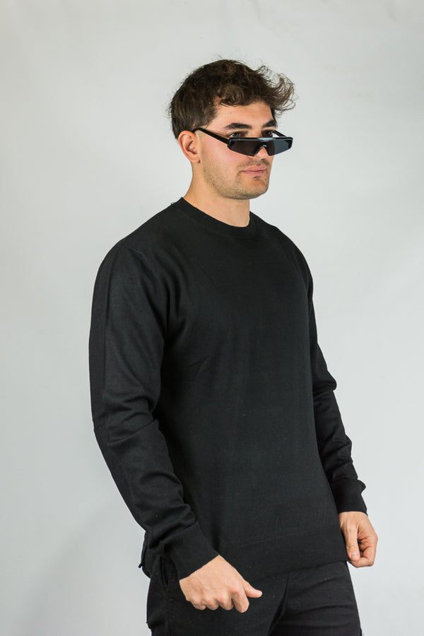 Sweater Ocn Hombre Silky Negro