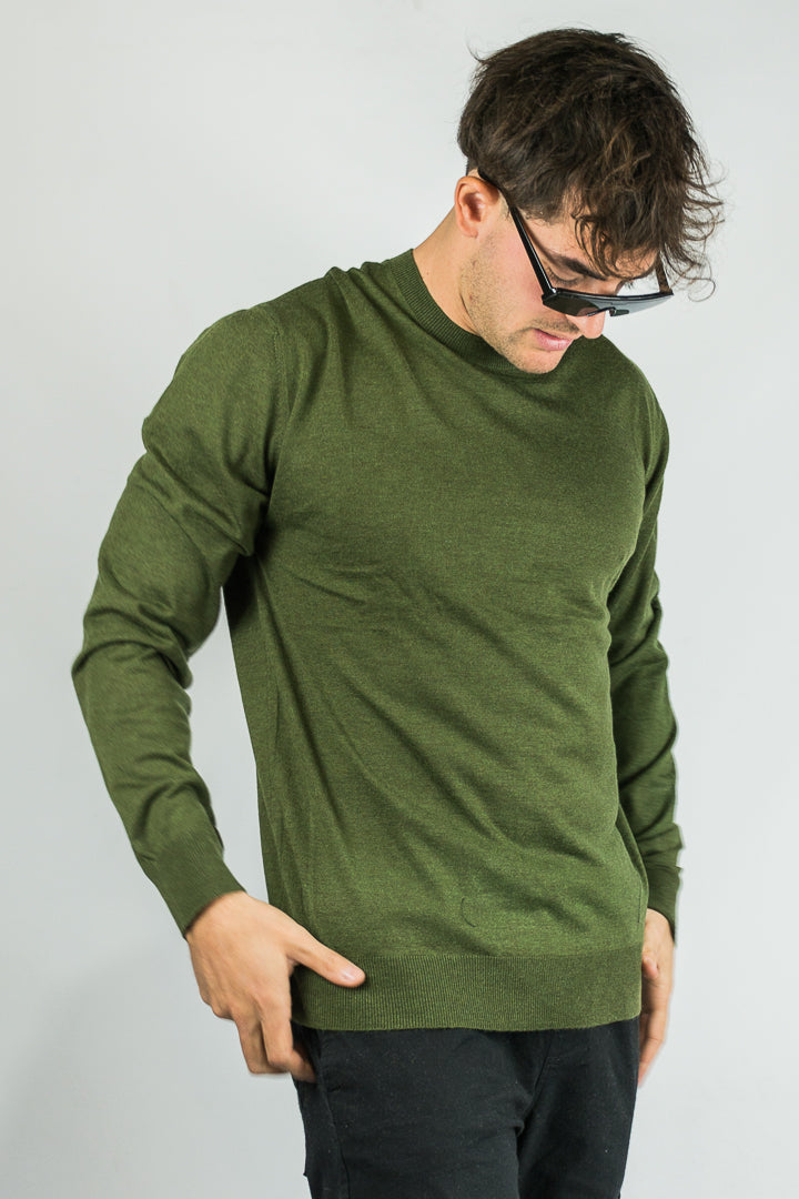 Sweater Ocn Hombre Silky Militar