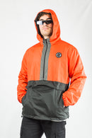 Anorak Ocn H Rompeviento Spark Bermellon/Negro/Gris Topo