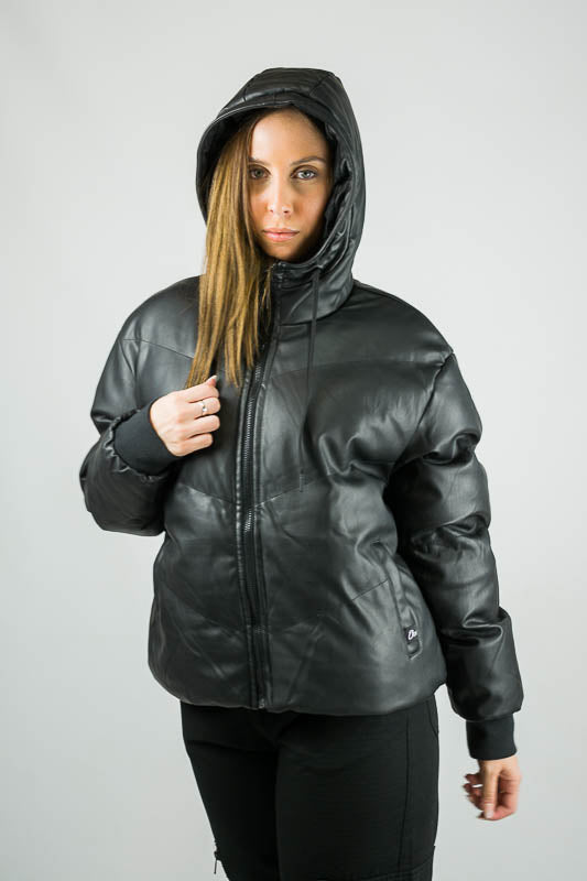 Campera Ocn Mujer Puffer Glow Negro ⚫👄