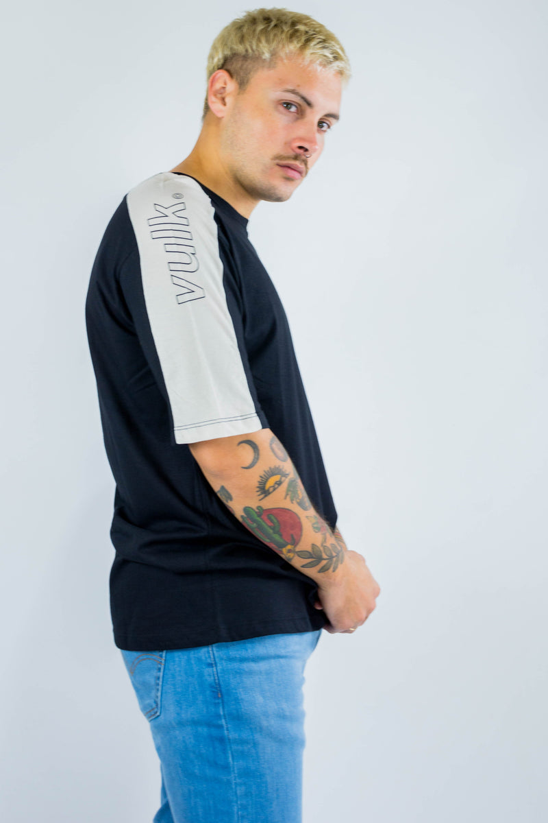 Remera Vulk Hombre Cross Tee c Negro