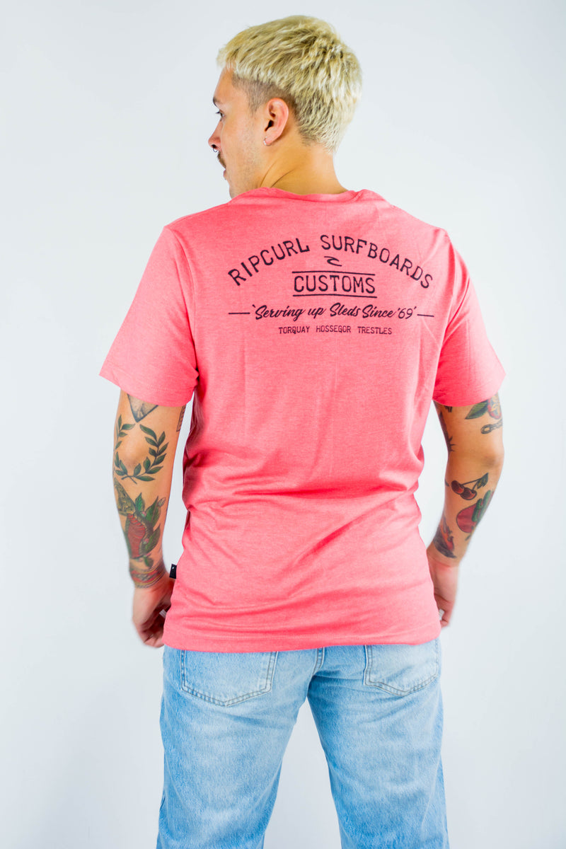 Remera Rip Curl Rc Te Mc Std Mge Print Rosa