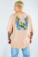 Remera Kingpin H Oversize Regular Almendro 023