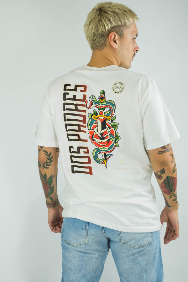 Remera Dos Padres Hombre Rmc H 2 Fathers Diseño 67 Blanco