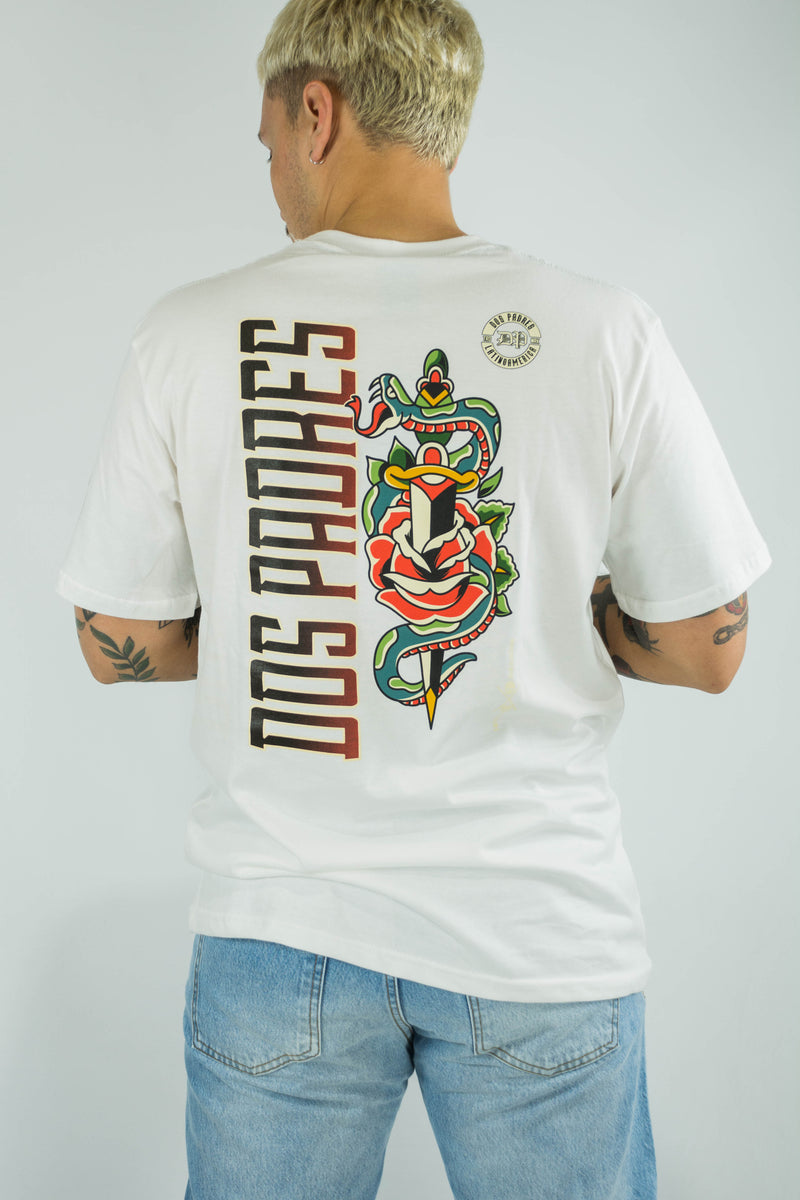 Remera Dos Padres Hombre Rmc H 2 Fathers Diseño 67 Blanco
