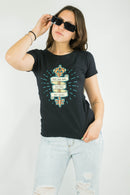 Remera Dos Padres  Tattoo Negro