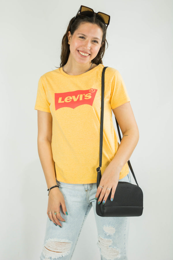 Remera Levis Mujer The Perfect Tee Batwing Gold Coast Htr