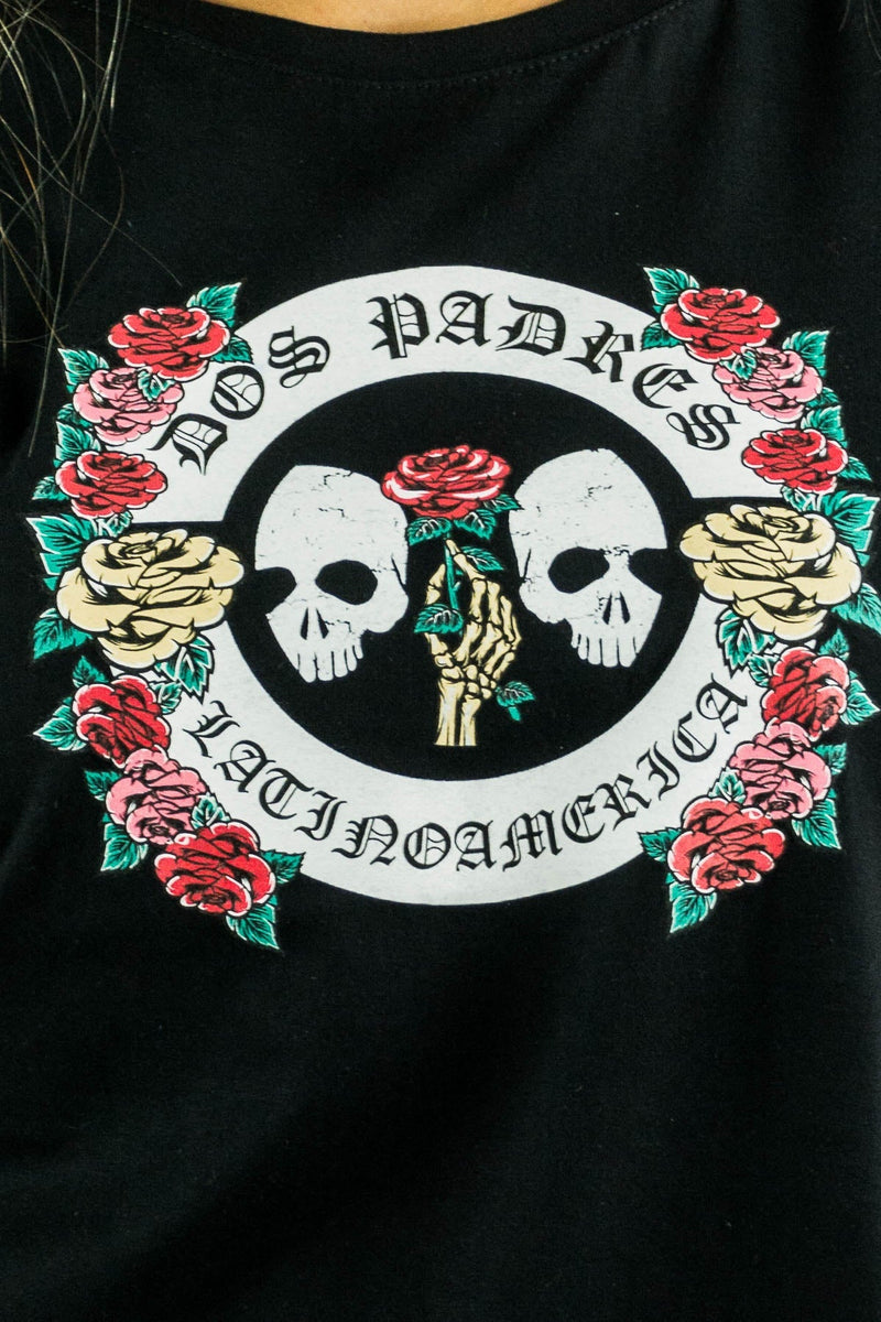 Remera Dos Padres M 2 Fathers Classic Circle Insti Rose Negro