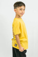 Remera Independent Kids Print Amarillo