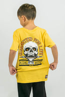 Remera Independent Kids Print Amarillo