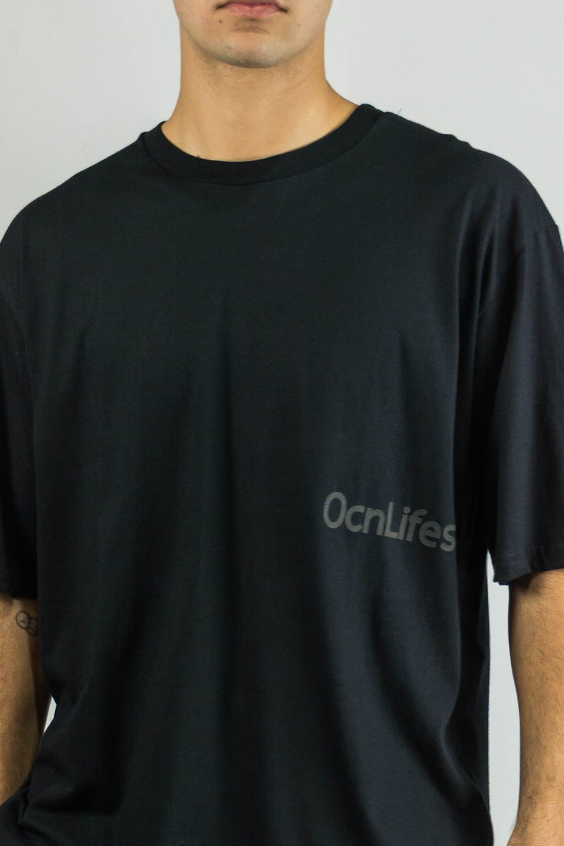 Remera Ocn Rmc H Basic Code Oversize Relax Negro 139