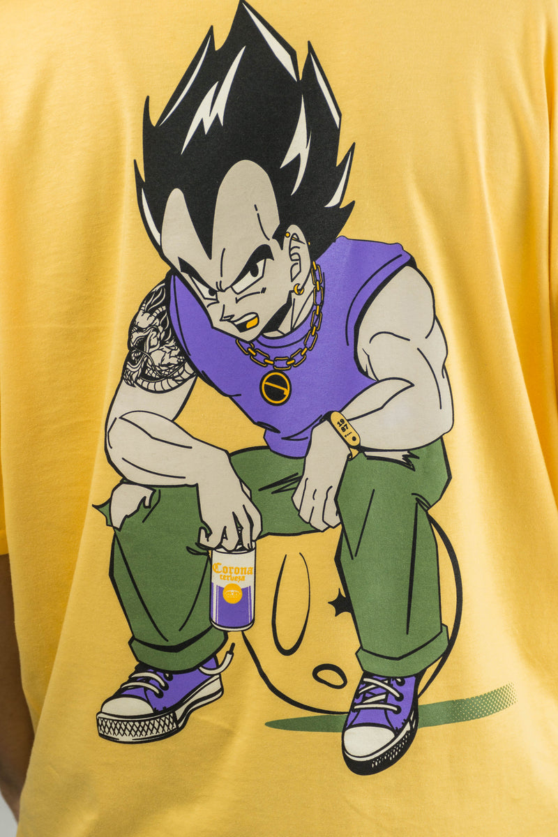 Remera OCN Rmc H Tributo Orange  OVERSIZE RELAX (Dragon Ball Z) VEGETA 🟠⭐ 🐉