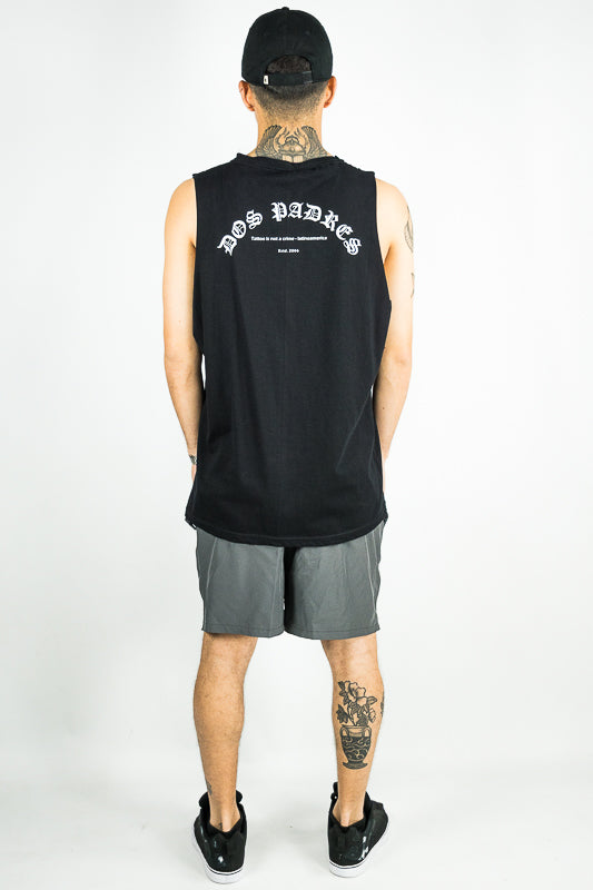 Musculosa Dos Padres Hombre In Black Negro🖤