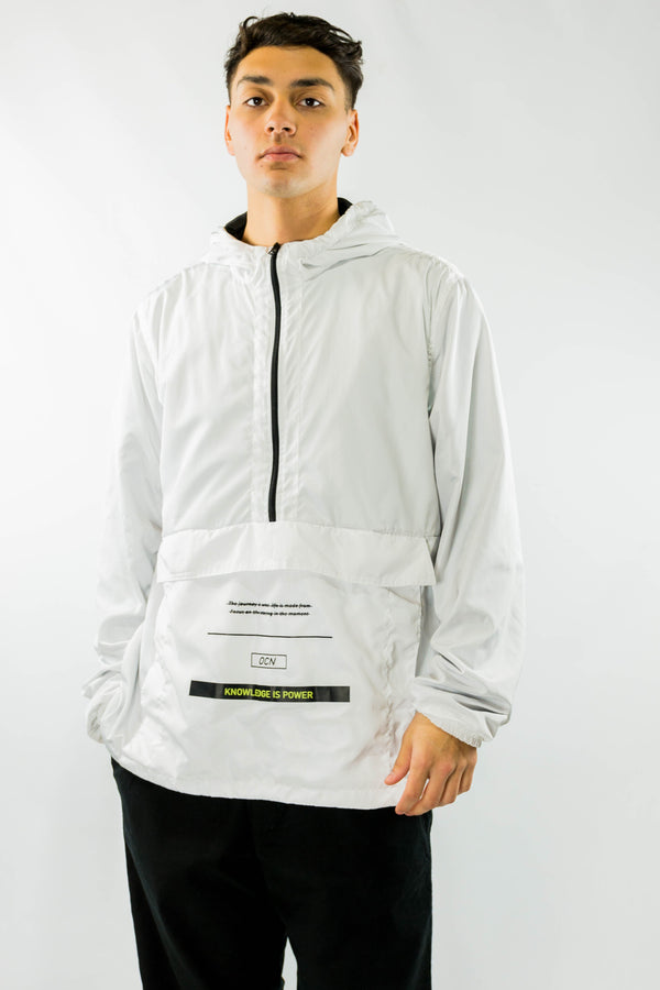 Anorak Ocn Rompeviento Unisex Rainier Blanco 164