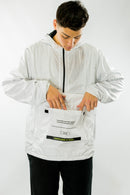 Anorak Ocn H Rompeviento Unisex Rainier Blanco 164